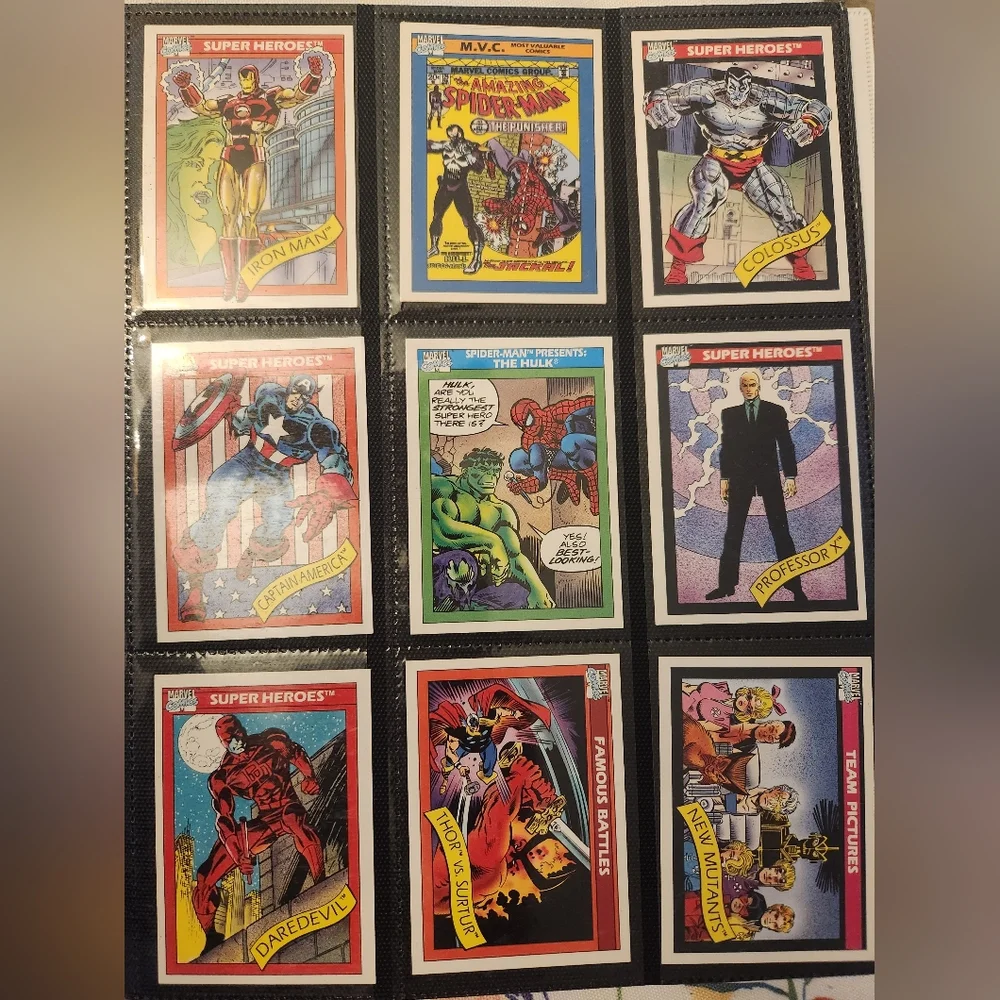 Marvel Comics collectible card 1990 - Picture 4 of 4